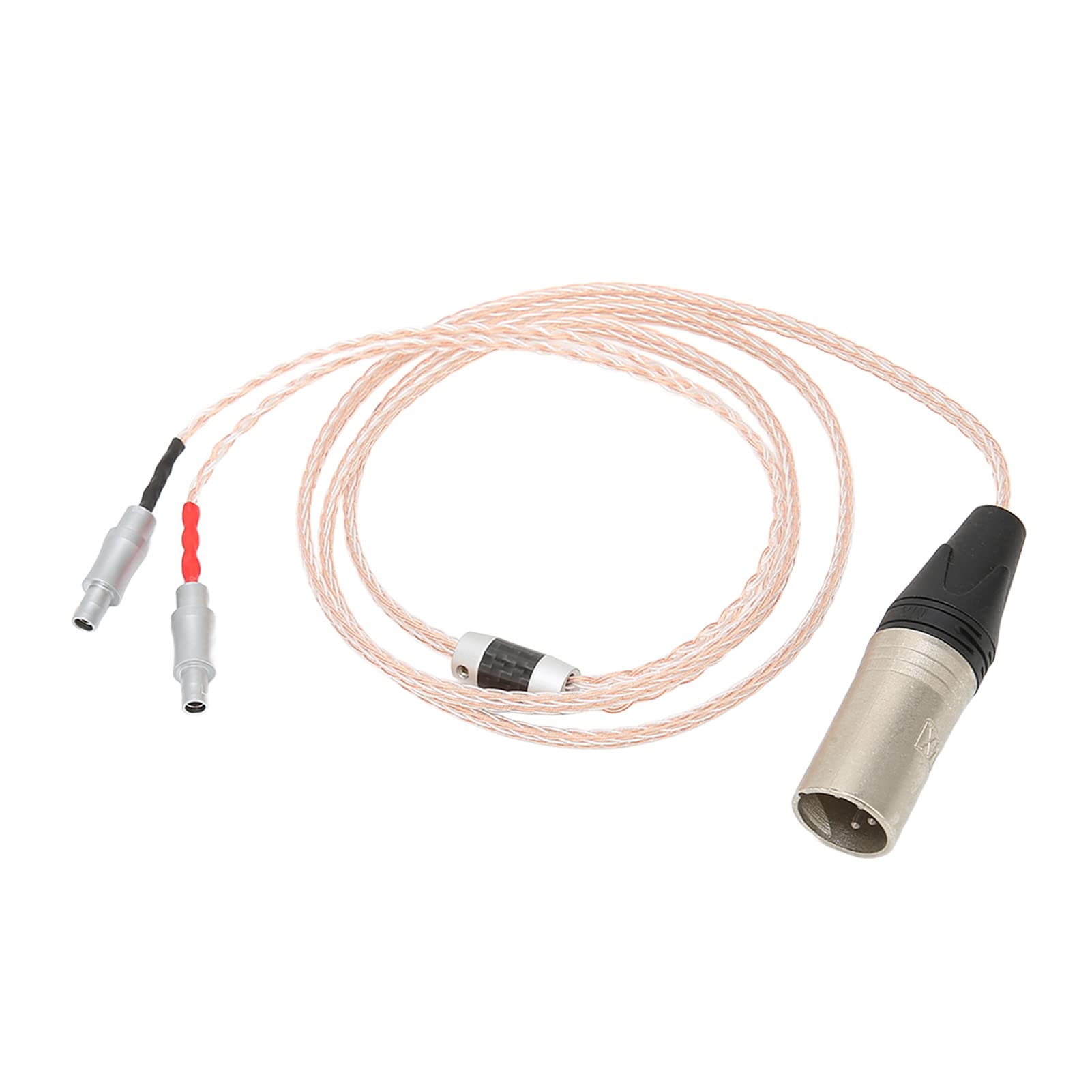 Symmetrisches Kopfhörerkabel mit 4-poligem XLR-Stecker, Langlebiger und Klarer Klang für HD800 HD800S HD820, 1,2 M