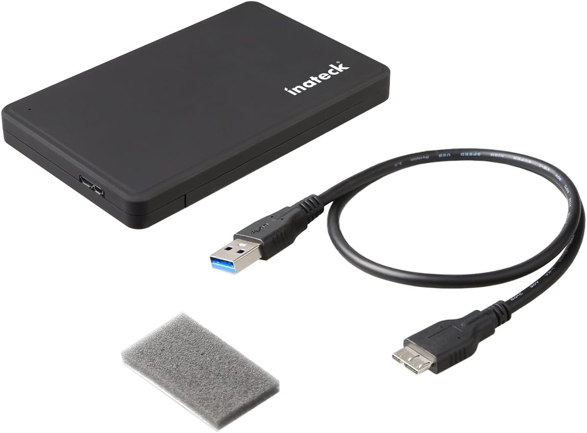 Inateck FE2004 equipo para conexión USB y eléctrica, Negro Yaxa Store