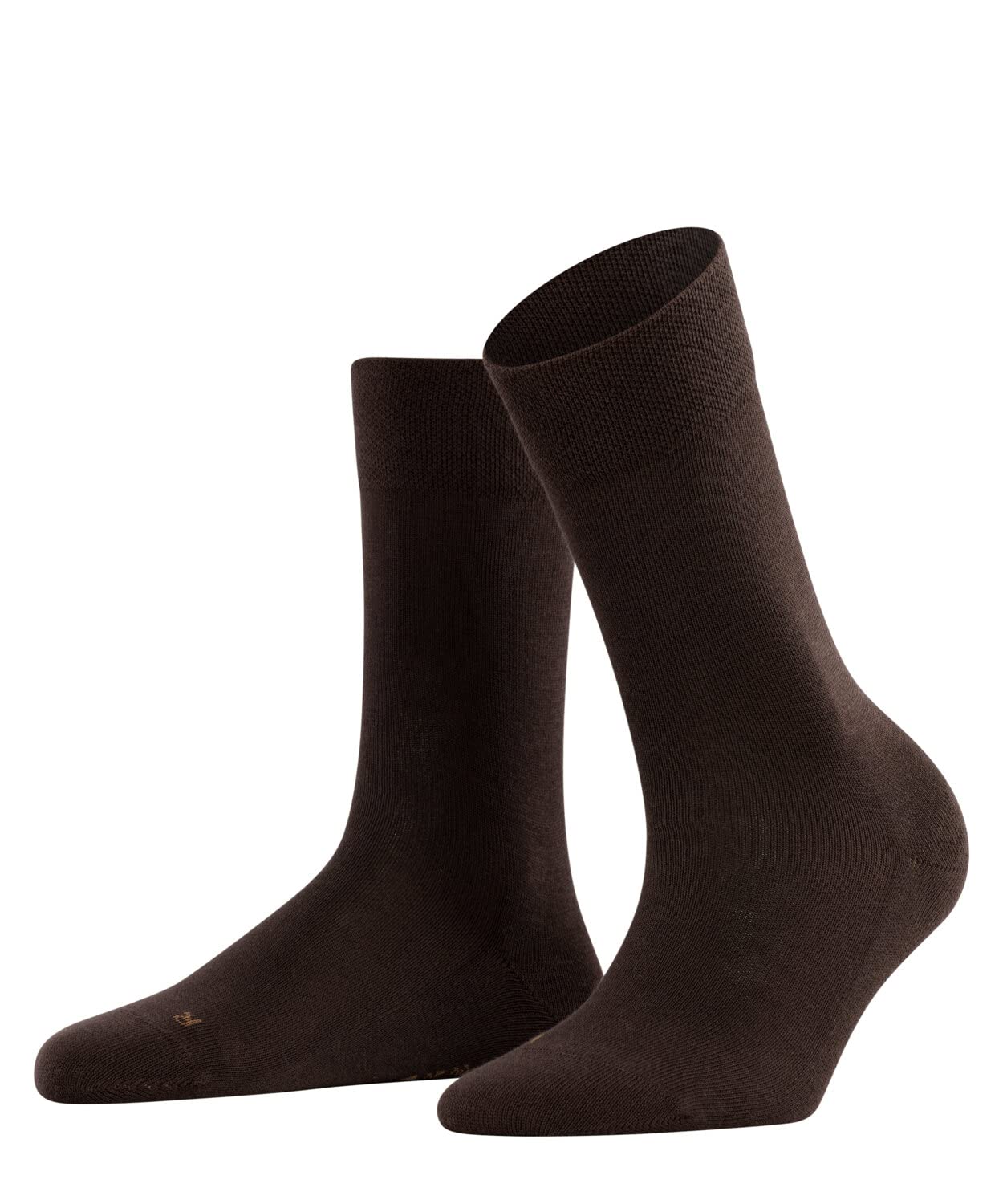 FALKE Sensitive London W So coton non-comprimantes 1 paire, Chaussettes Femme, Marron Dark Brown 5233, 39-42