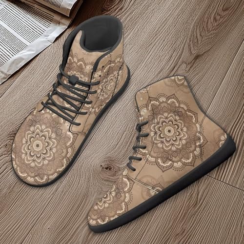Image of Binienty Zero Drop Sole Barefoot Men's Women's PU Leather Flat Minimalist Barefoot Sneakers Athletic Shoes Waterproof