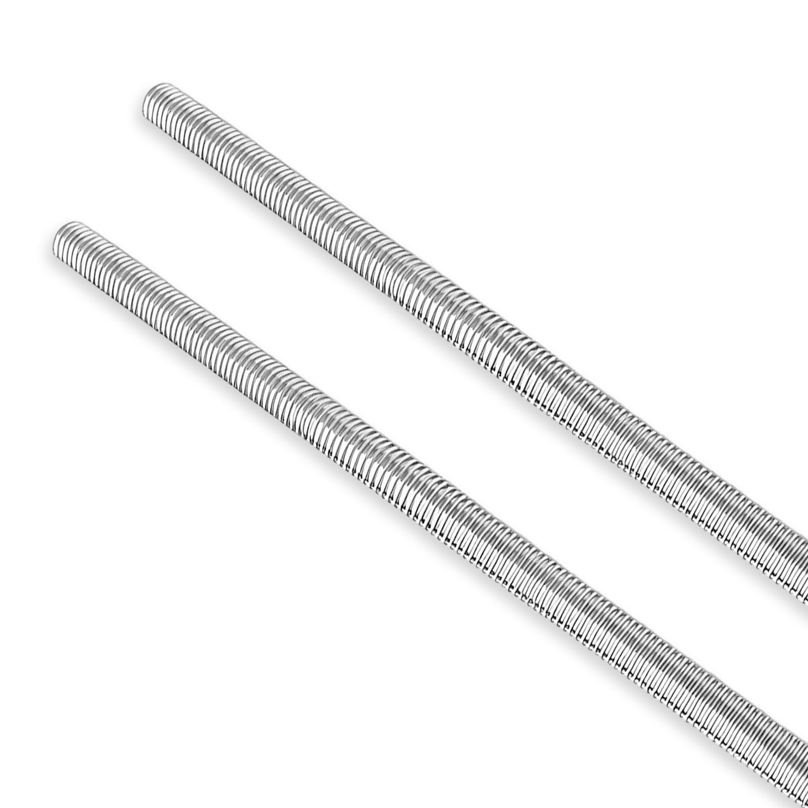 304 Stainless Steel Threaded Rod 12" - 1/4-20 -8