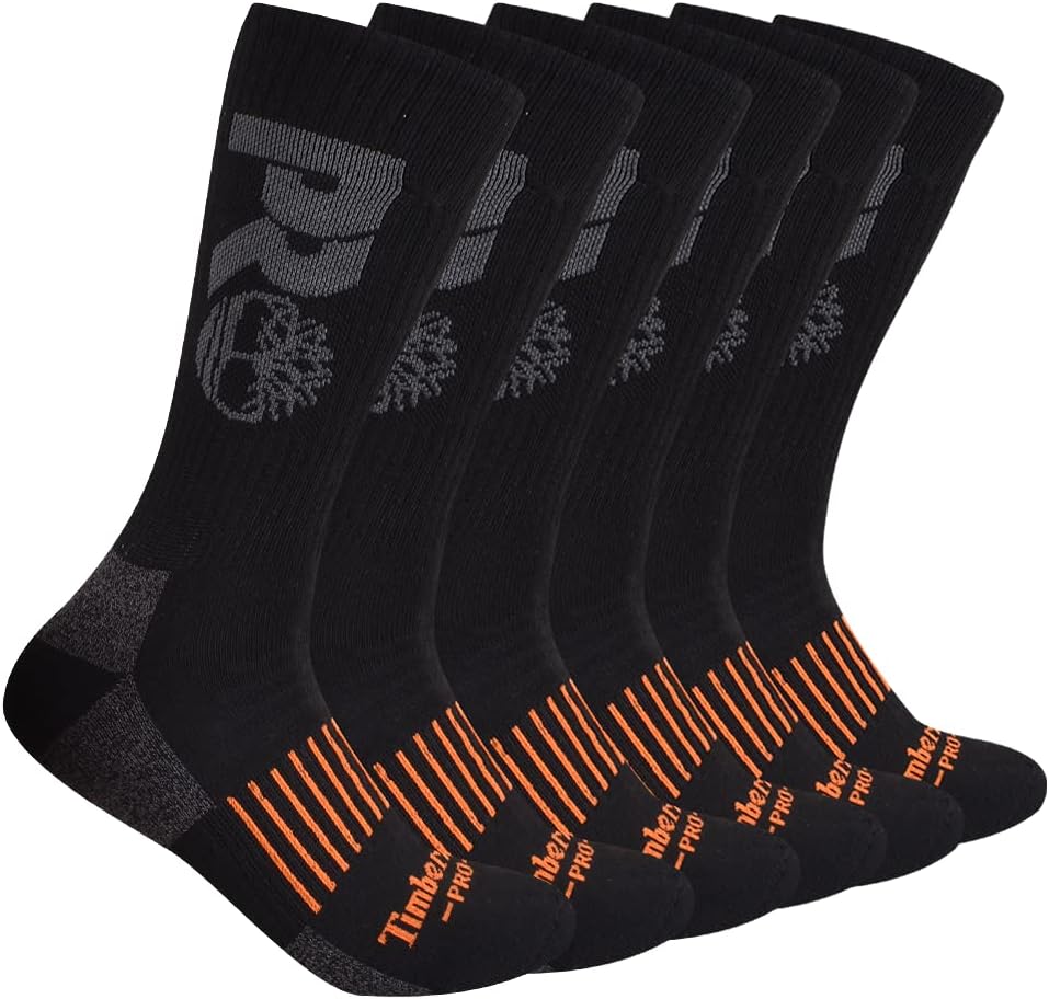 Men's 6-pack Crew Socks Boot Sock