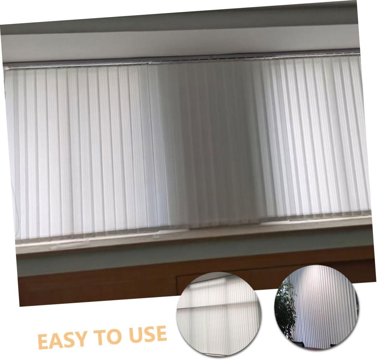 Healifty 3pcs Vertical Blinds Replacement Slats Repair Kit for Sliding Door Window Blinds