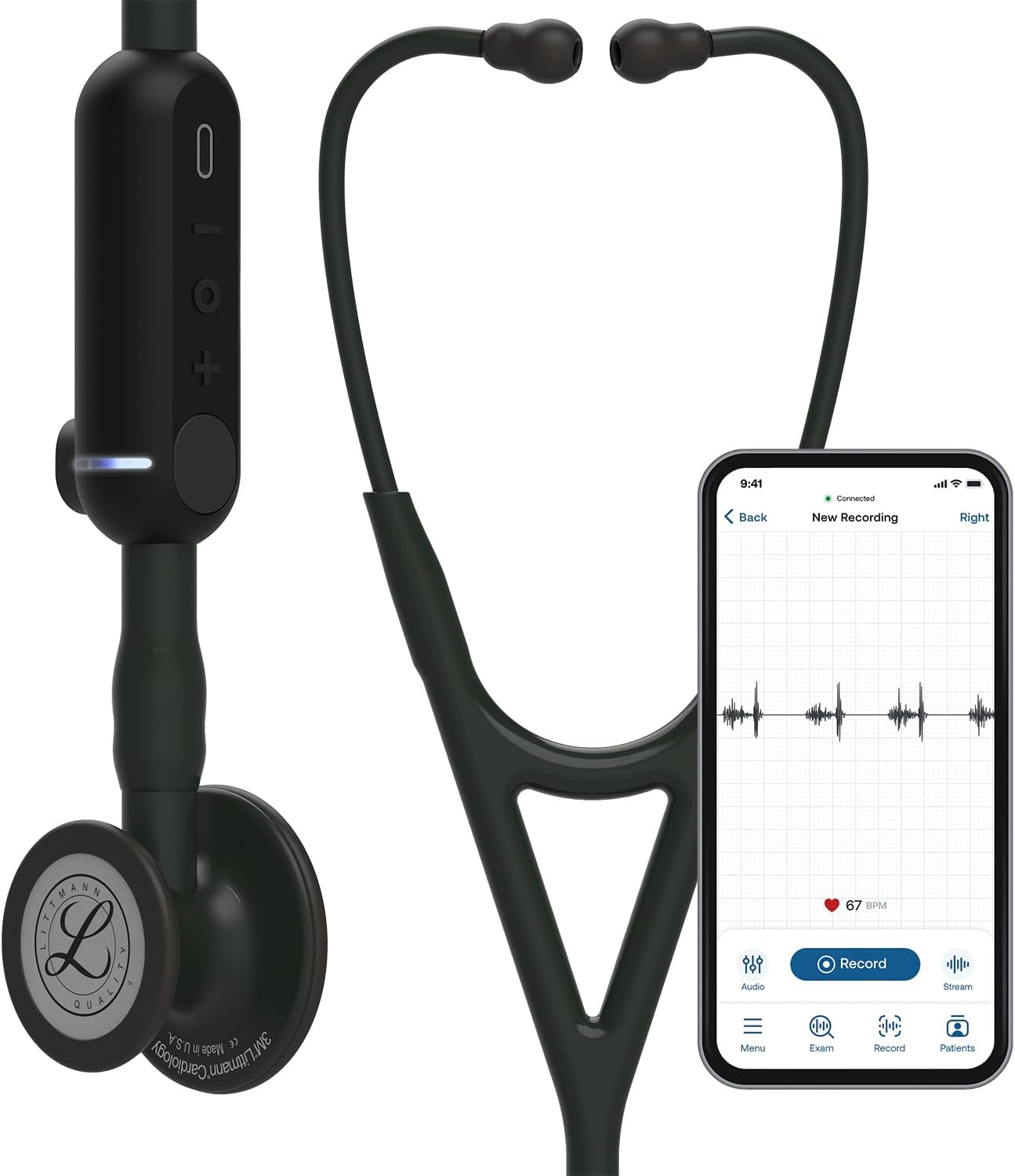 3M Littmann CORE Digital Stethoscope, Our Most Advanced Stethoscope Yet, Up T...