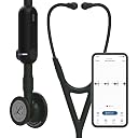 3M Littman® CORE Digital Stethoscope, Black Chestpiece, Tube, Stem and Headset, 27 inch, 8480 gallery image