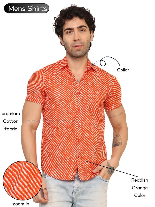 Image of KE KANHA EXPORTS Shirt for Men /Cotton Shirts for Men /Stylish Mens Casual Shirt /Men's Slim Fit Shirt & Regular Fit Shirt for All Occasions Western Beach Summer Shirt Style
