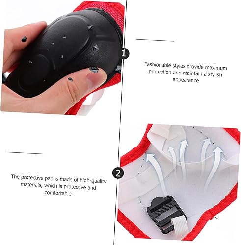 Miniatura 2 de VANZACK 2 juegos de rodilleras de gel para patinaje sobre ruedas, traje de ciclismo, traje para niños, rodilleras para patineta, protector de