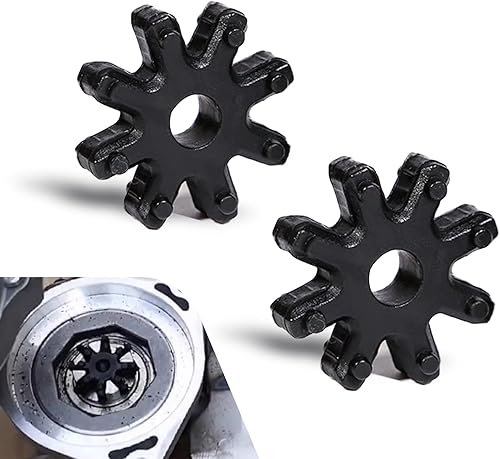 Sodcay 2 accesorios para columna de dirección, 56315-2K000FFF Acoplamiento flexible de columna de dirección, buje de engranaje de dirección,