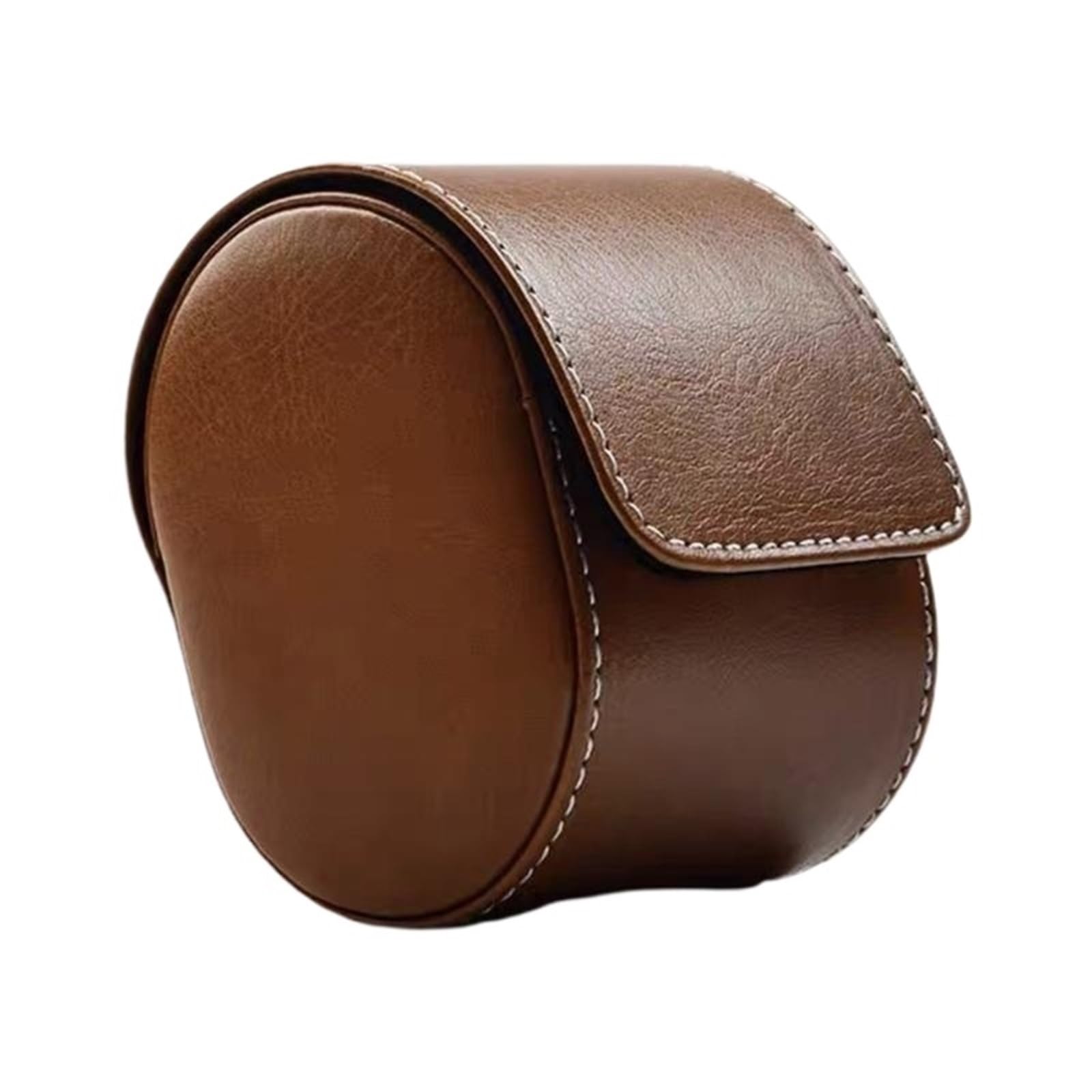 ZHSOAO 2pcs 1 Slot Watch Roll Travel Storage Box With Anti-Slide For Protection Cushion Jewelry Window for Men & Women
