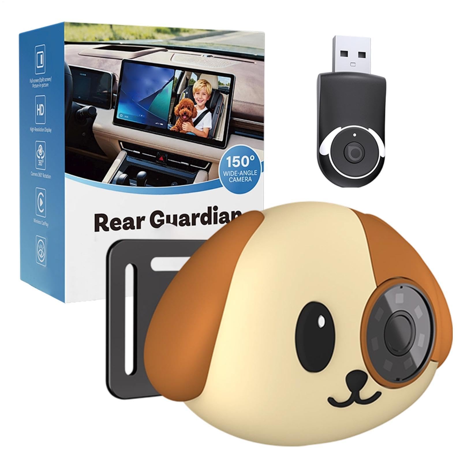 Caméra De Voiture Pour Bébé – Moniteur De Siège Arrière Sans Fil HD 1080P Avec Vision | Objectif Grand Angle 150° Plug And Play À Faible Latence | Caméra Pour Bébé De Siège D'auto Pour Une Co