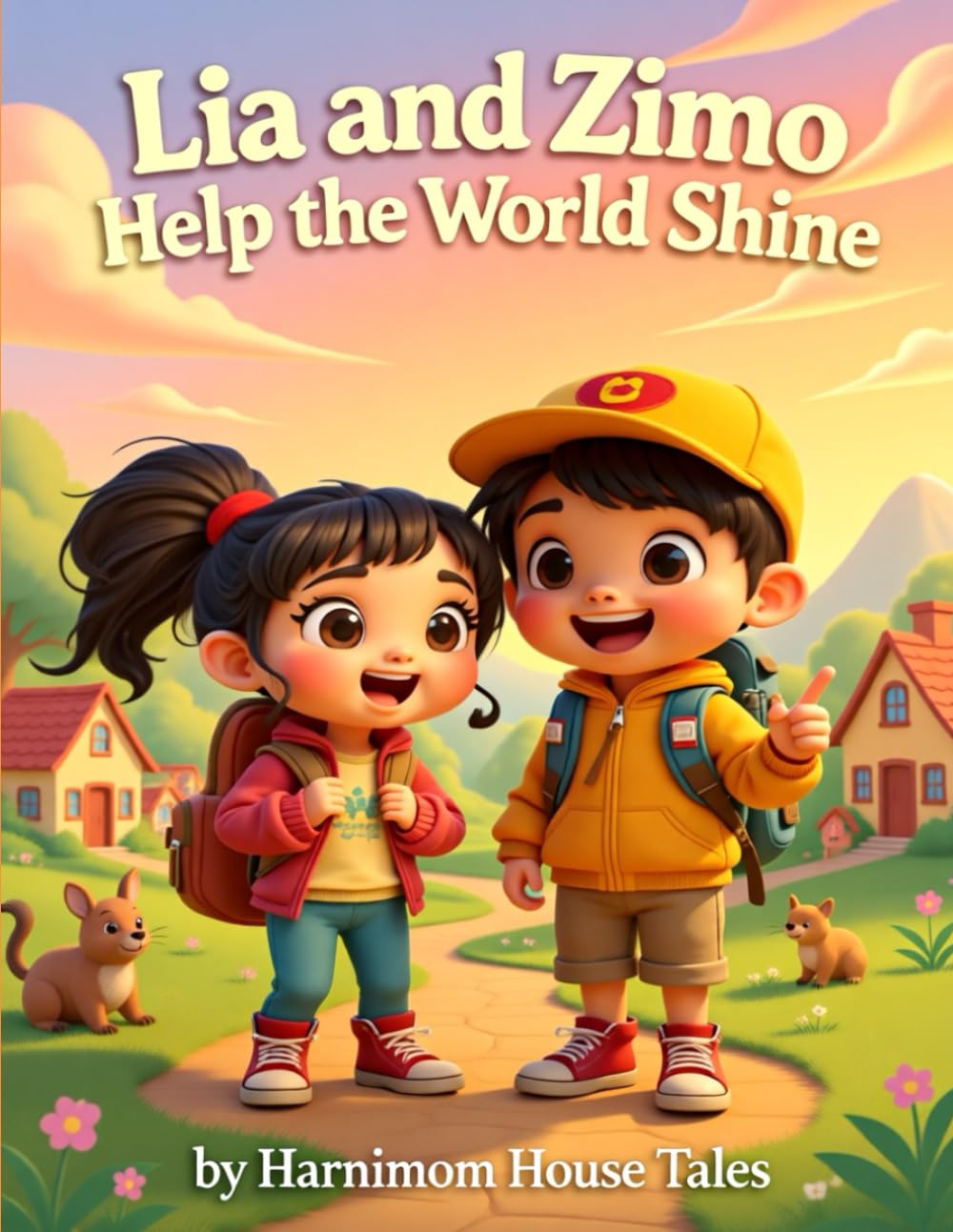 Lia and Zimo Help the World Shine (Everyday Kindness Tales)