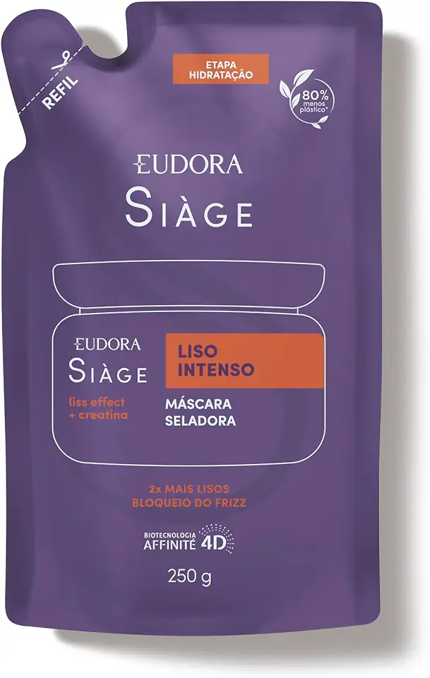 SIAGE REFIL MÁSCARA CAPILAR LISO INTENSO 250g