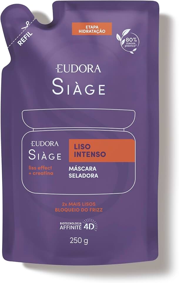 SIAGE REFIL MÁSCARA CAPILAR LISO INTENSO 250g