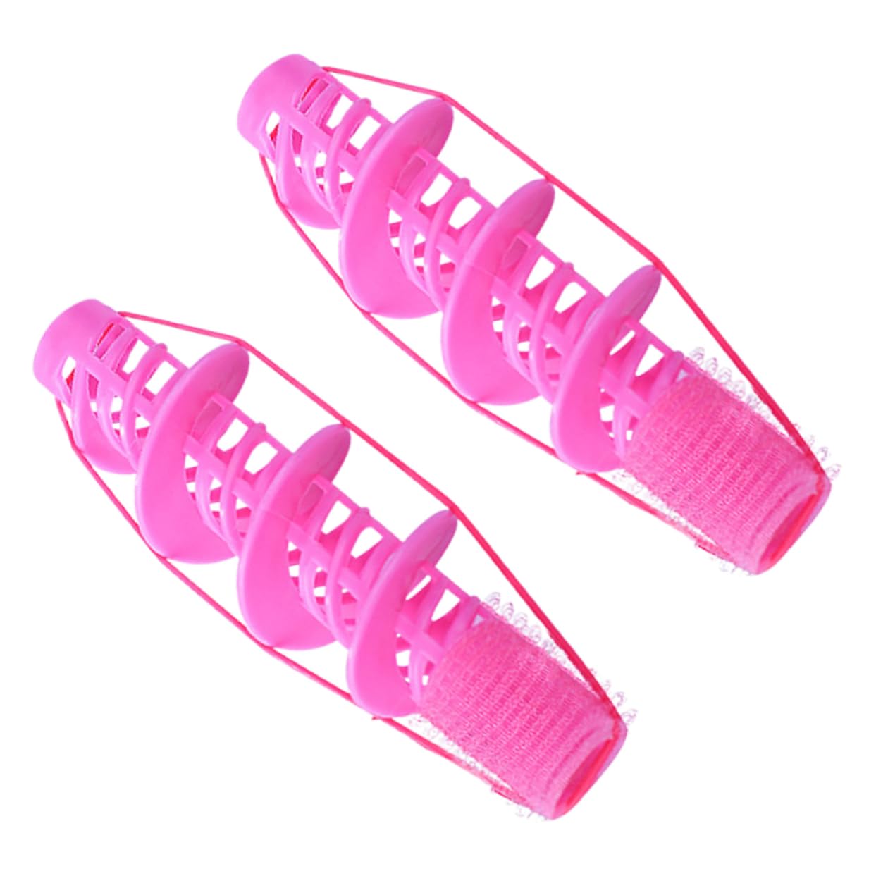 PACKOVE 2Pcs Flexible Hair Curlers for Women Portable Perm Rods for DIY Curls for All Hair Volume Without Damage for Home Salon Use