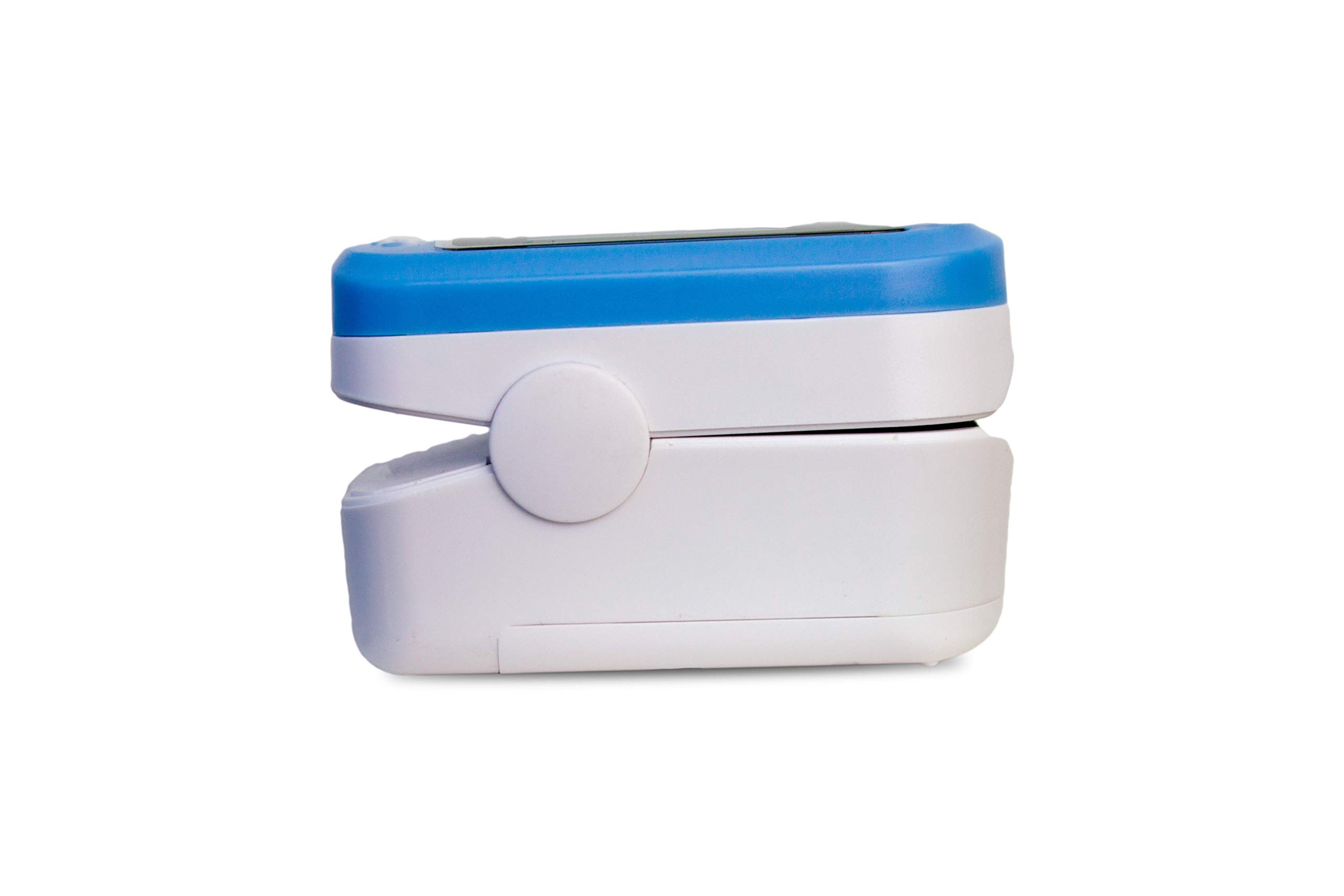 Mobiclinic®, Pulsioxímetro de Dedo, Oxímetro Pulso, Digital, PY-04, Preciso y Fiable, No Invasivo, Pulsómetro con Pantalla Led, Frecuencia Cardíaca, Medición Spo2, Azul