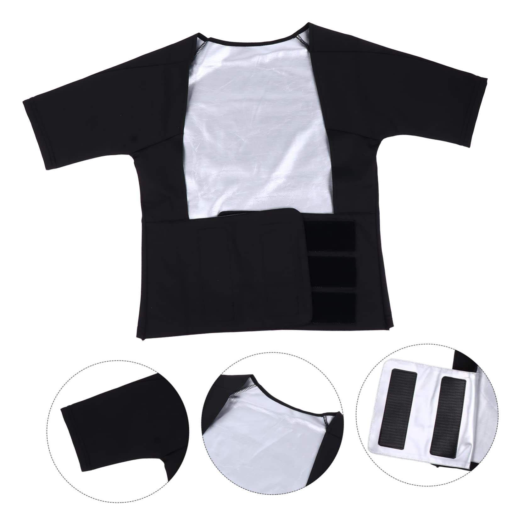 Camisa Deportiva de Compresión para Mujer M, Nylon Negro