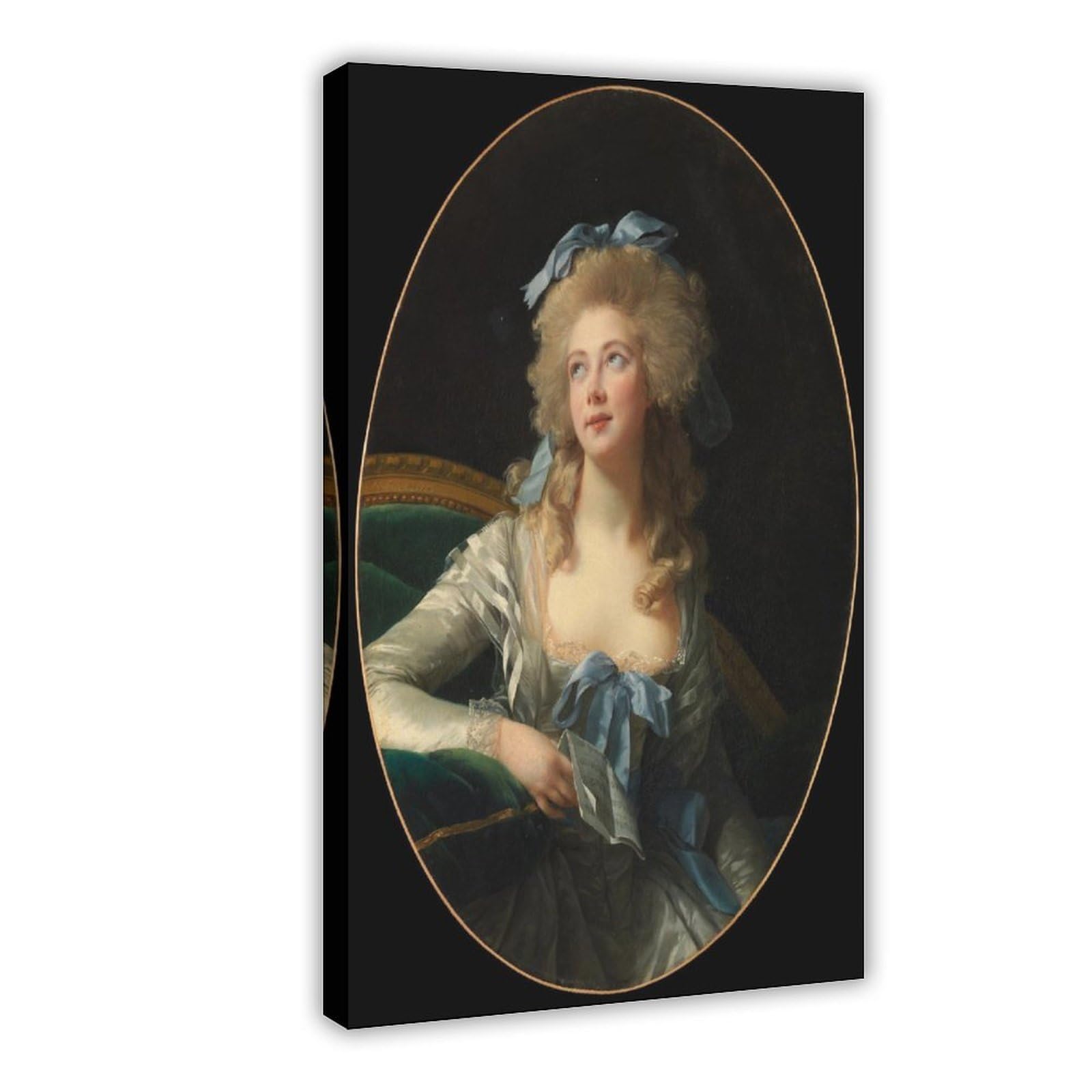 WCYB Madame Grand by Élisabeth Vigée Le Brun Posters Prints Canvas Deco Paintings Wall Art Hangable Frame 8" L X 12" W