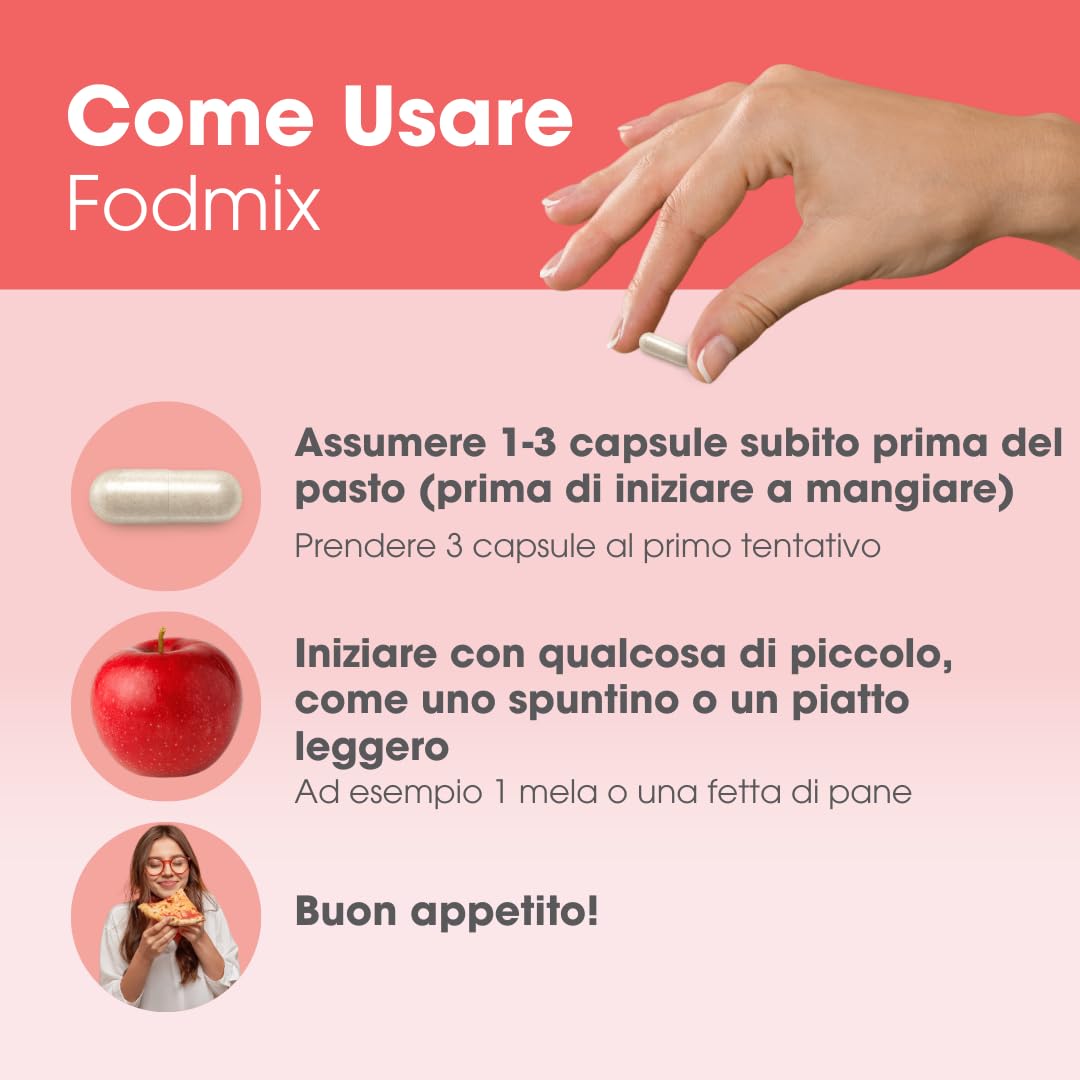Intoleran Fodmix (Quatrase 10.000) Enzimi Digestivi - 36 capsule | Miscela di enzimi ad alta dose per i FODMAP, Vegano, Low FODMAP