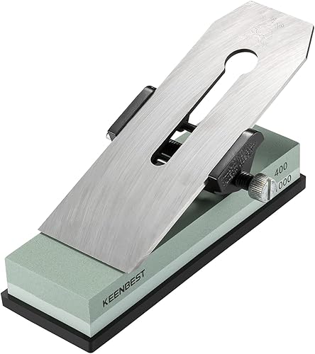 Miniatura 6 de Real Grit - Juego de piedra de afilar de material de primera calidad, 2 lados, 400 1000, afilador de cuchillos de cocina, piedras húmedas para