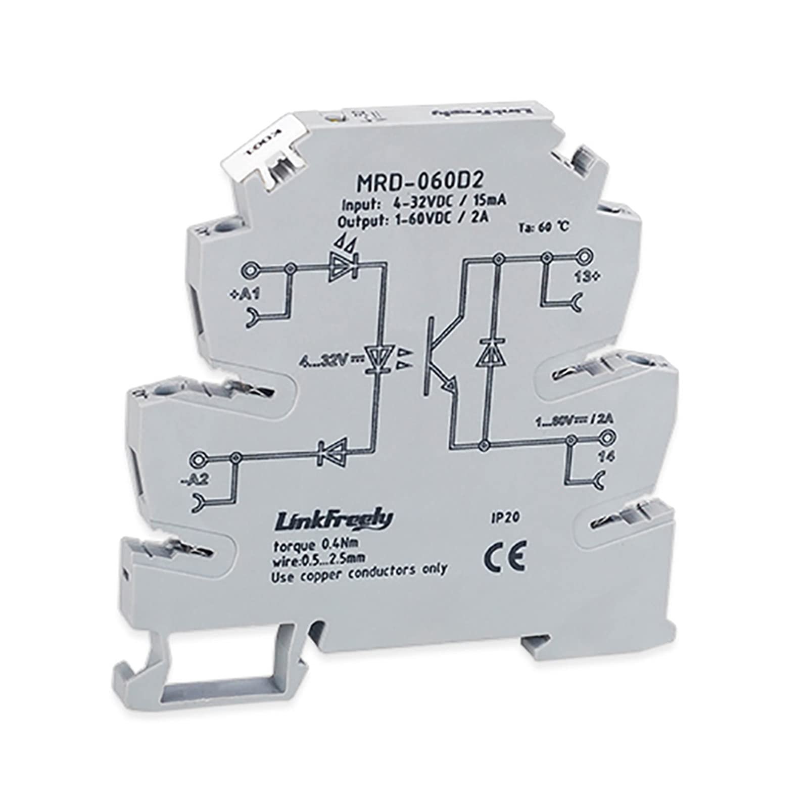 Buy SHANGMAOYO Relays Integrated Slim Solid State Relay SSR DC to DC