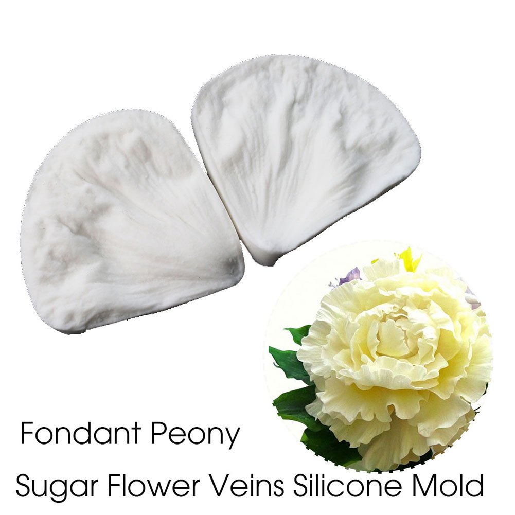 Peony Sugar Petal Veiner Molds - Silicone -9