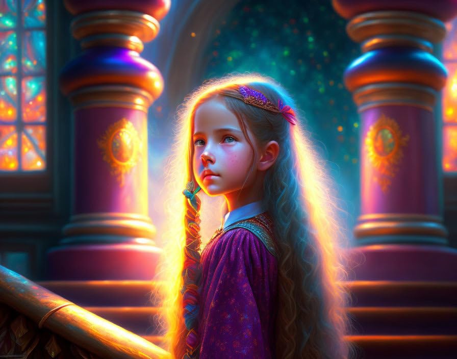 Mystic Girl in School affiche sur toile pour une ambiance unique