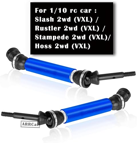 Miniatura 9 de 2 piezas de mejoras de eje de transmisión trasero CVD para 110 Slash 2WD 4x4 VXL Platinum Ultimate, Rustler VXL 4X4 2WD Stampede VXL 4X4 2WD Hoss
