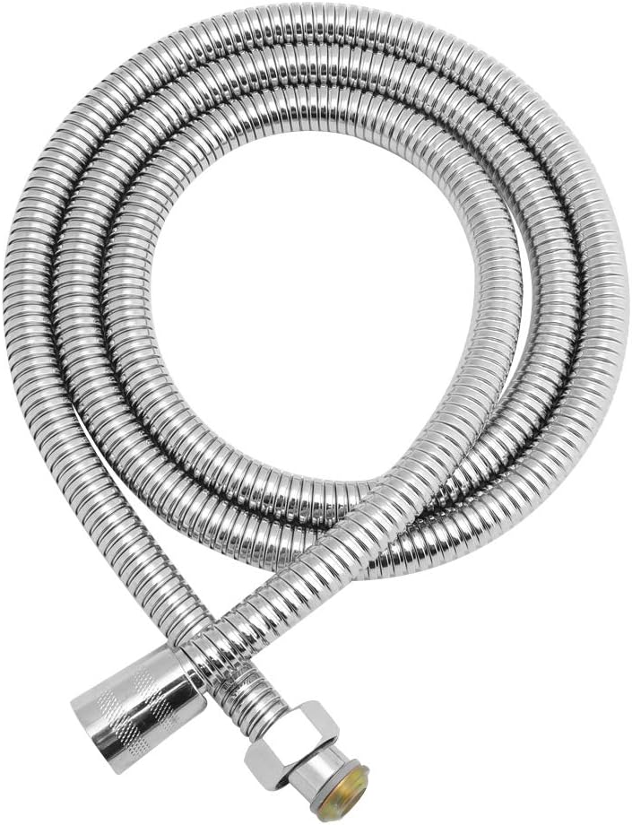 Shower Hose,1.75m Stainless Steel Replacement Shower Hose, Chrome Finshed, Fit for Most Shower