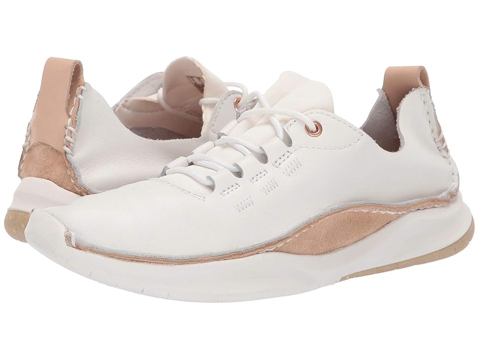 

Clarks PrivolutionLo (White Leather) Women's Slip on Shoes