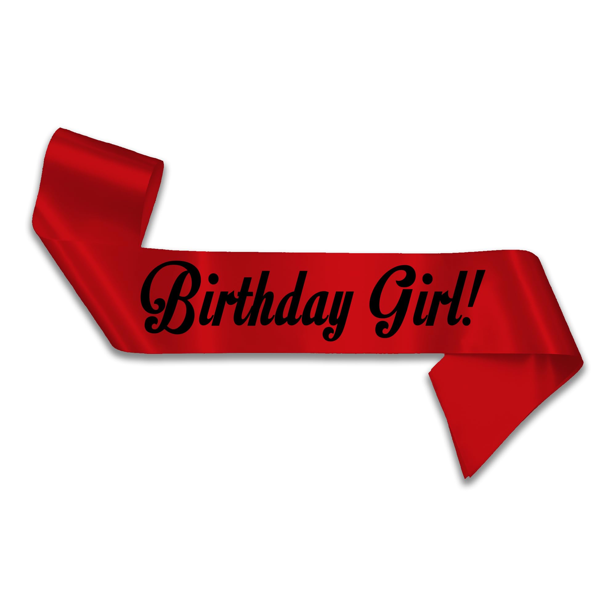 My Pretty Little Gifts Girls Red Birthday Sash - 160Cm: