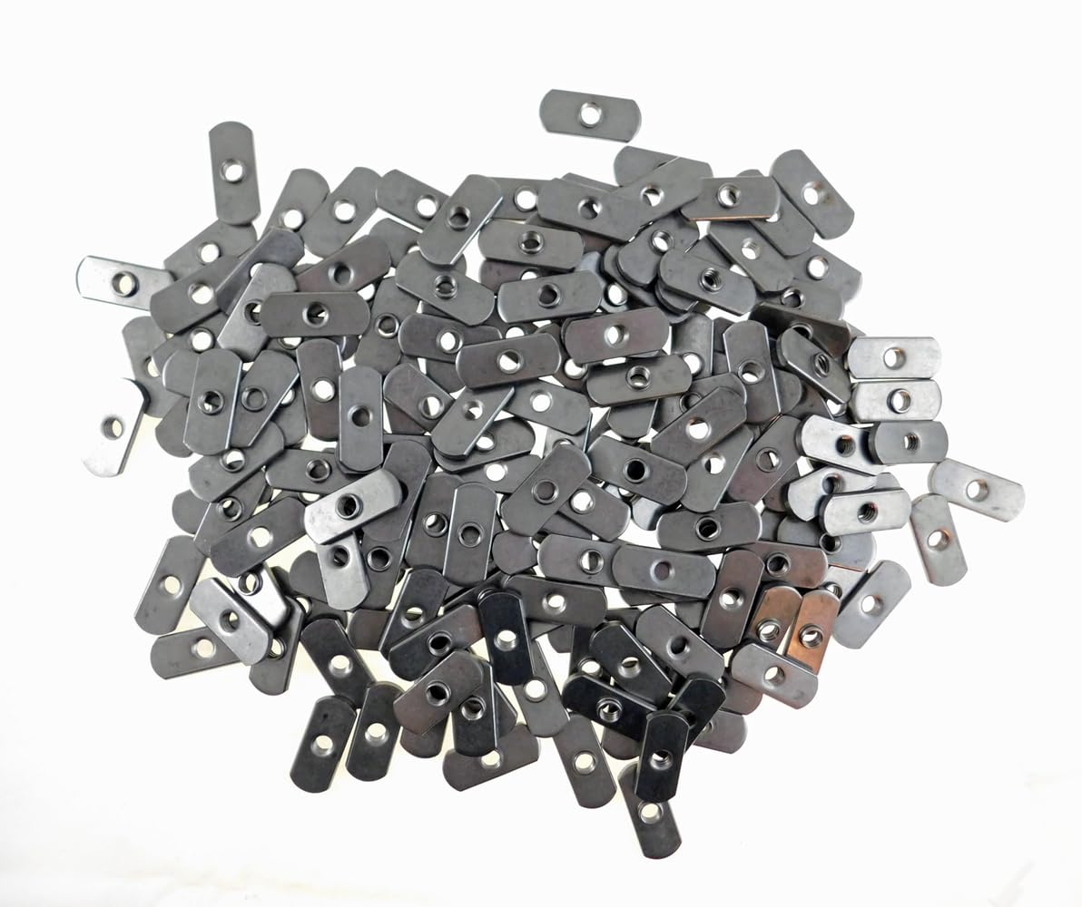 100 Pack 3/8-16 Spot Weld Nuts - Double Tab - ND 3324