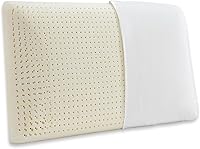 ORHETVE Talalay Latex Pillow - Medium Soft Foam for Side, Back & Stomach Sleepers, Breathable Neck Pain Relief with Removable Cotton Cover