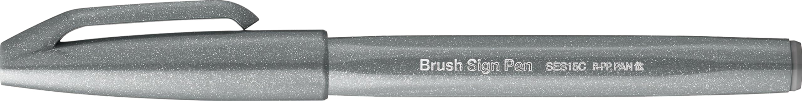 Pentel Brush Sign Pen Grey