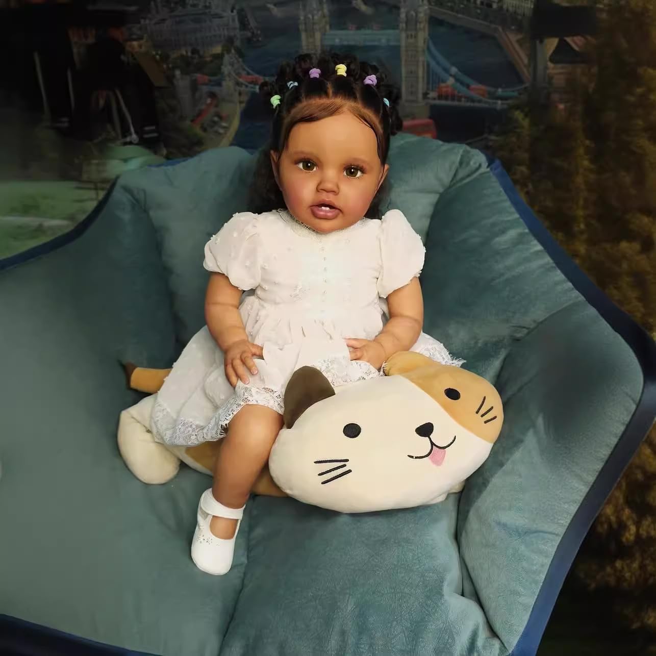 Amazon.com: Anano Cute Reborn Baby Dolls Black 24 inches Newborn