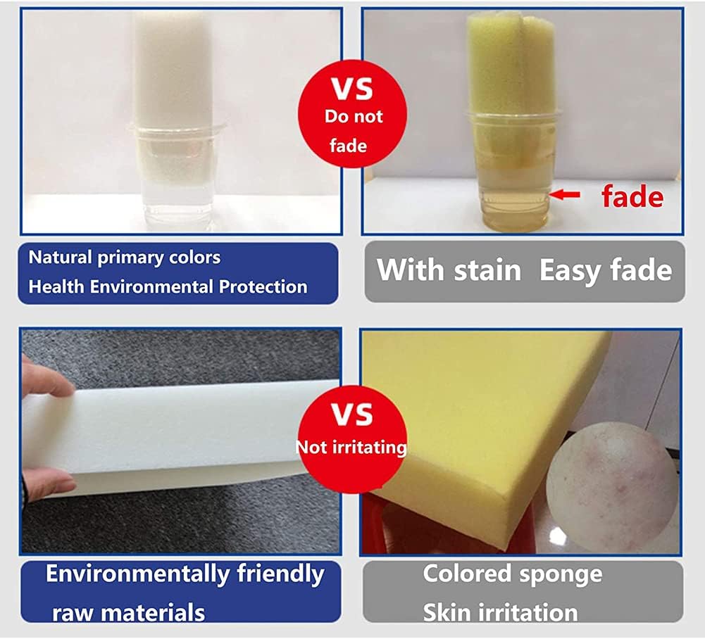 Multipurpose Upholstery Foam,High Density Foam Cushion Thick Seat Pads Memory Foam Padding Sheet,Soft Foam Pad for Pet Mattress/Wood Case Lining/Chair Pad