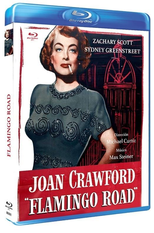 Flamingo Road 1949 Blu-Ray Joan Crawford clásico de drama y cine negro importación de Europa