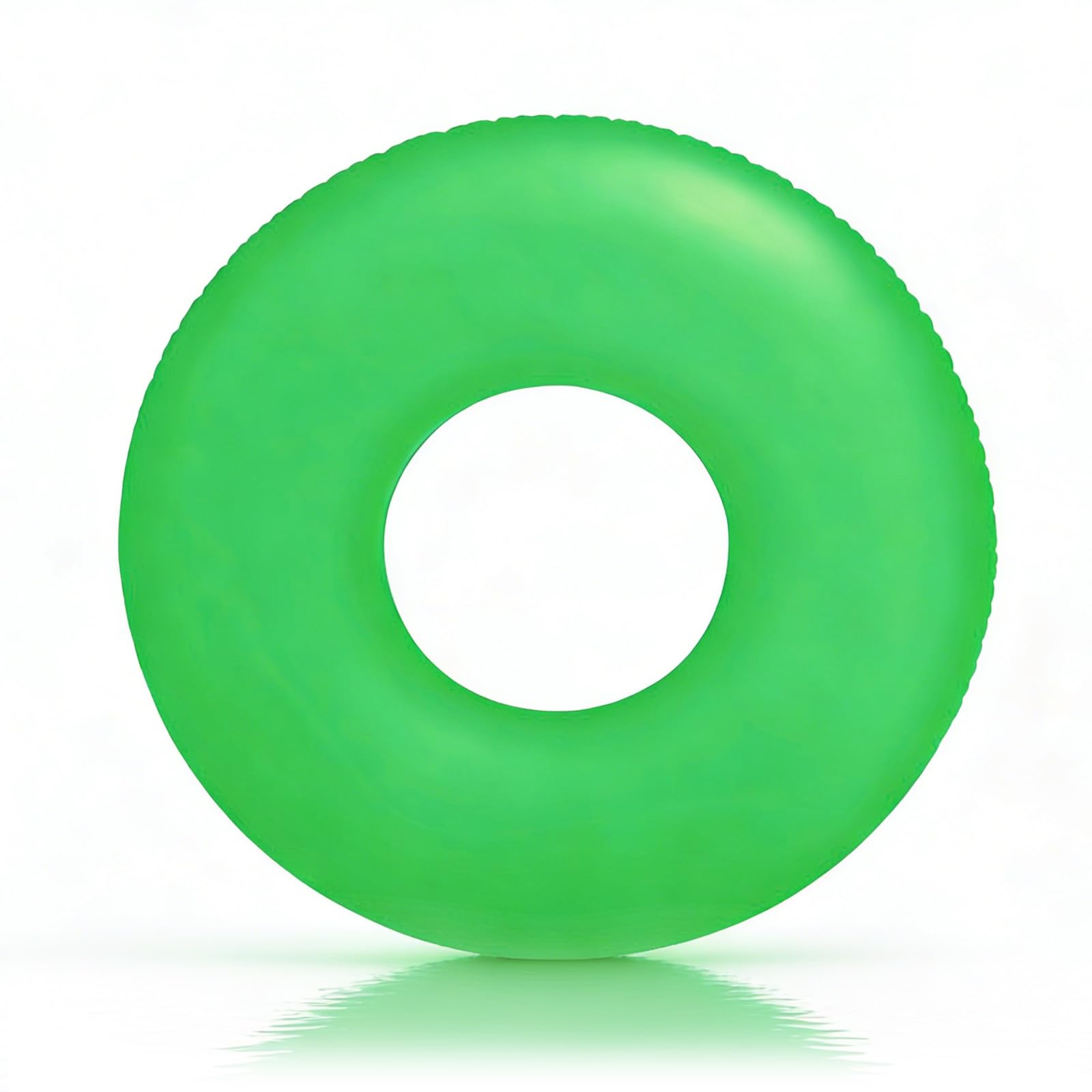 Inflatable Swimming Ring for Kids, Fluorescence Green Rubber Ring for Pools, Inflatable Pool Floats Water floats for Girls Boys Summer Beach Swimming Pools Water Party