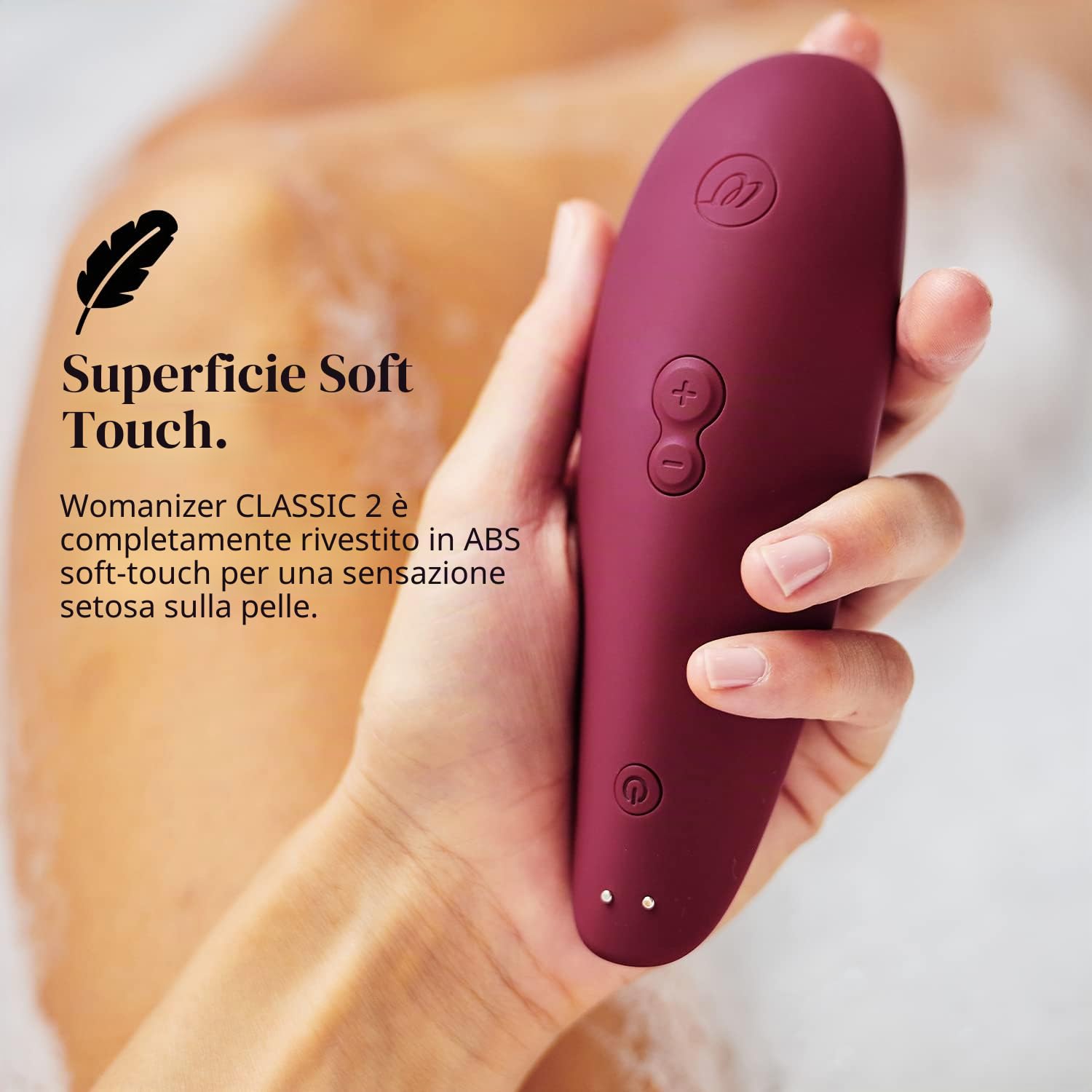 Womanizer Classic 2 Succhia|Clitoride per Donna | Succhiatore Clitorideo con 10 Intensità | Stimolatore Vibratore Impermeabile | Sex Toy Ricaricabile per Donne e Coppie | Bordeaux