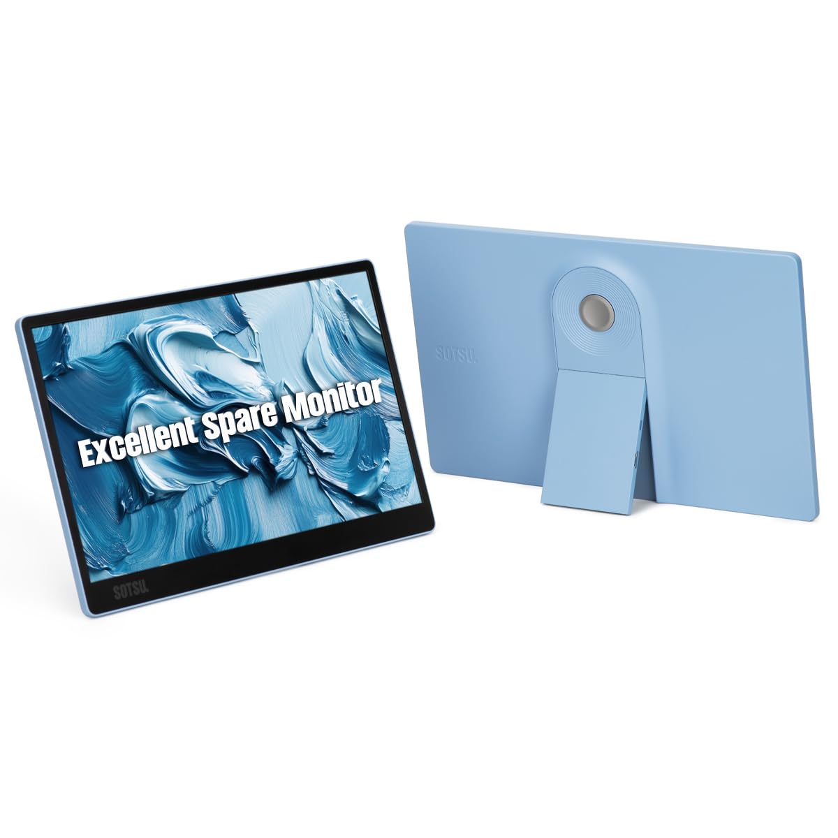SOTSU Limited Edition SleekView 15.6" Premium Portable Monitor SSVPM15DN | Multiple Color Options | Compatible with PC, Chrome, Mac, Gaming, and Travel