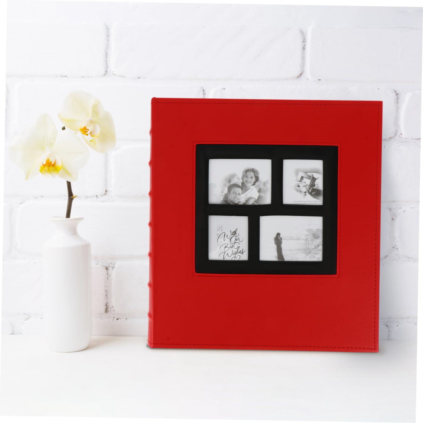 Ciieeo Álbum de Fotos de Gran Capacidad Álbum Hecho Mano para Fotos para Guardar Recuerdos el Hogar y Organizar