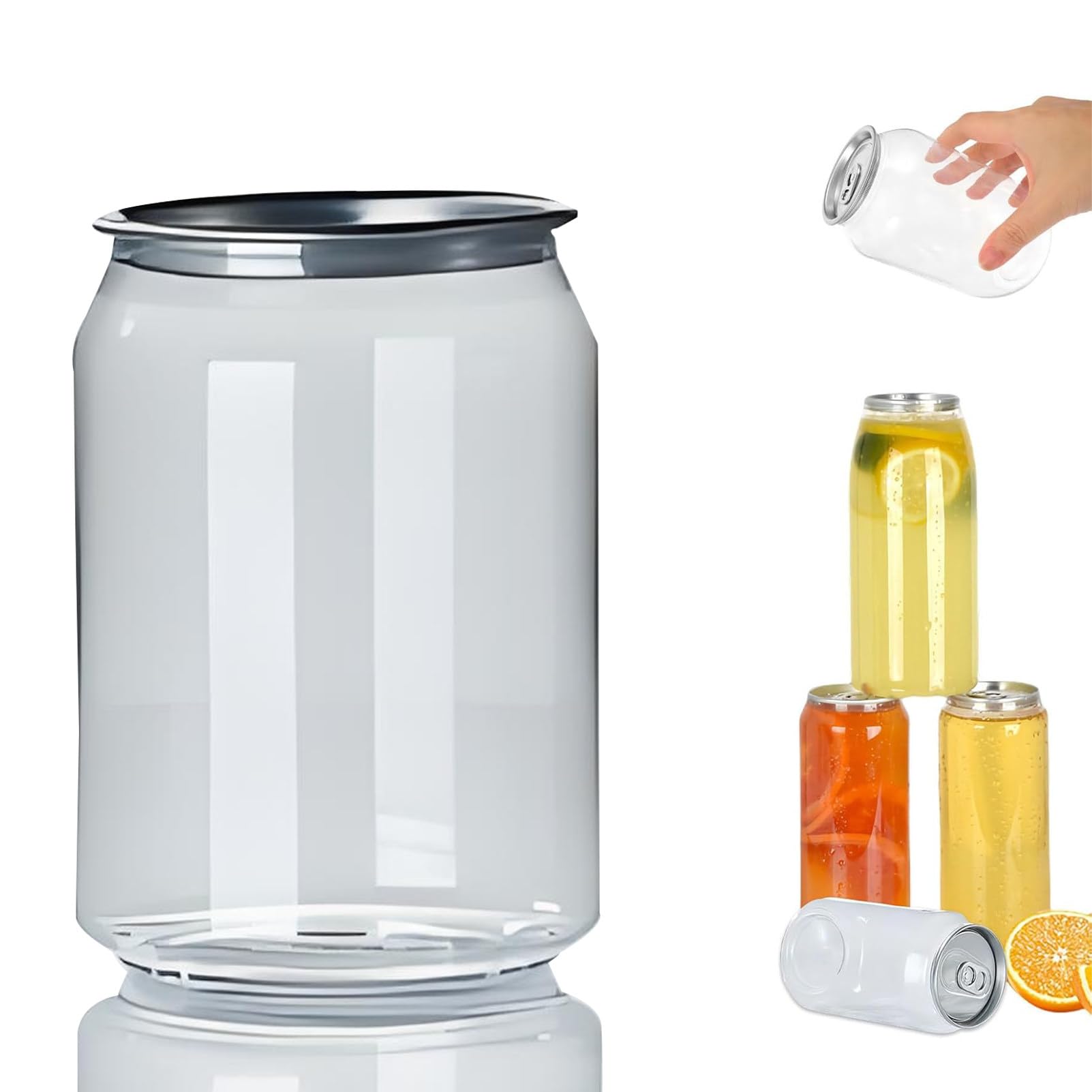 Opakowanie 200 jednorazowych butelek na soki, 200/330/400/500/700 ml, plastikowe butelki PET z nakrętkami, do koktajli, smoothie i napojów, przezroczyste pojemniki na napoje. 200one-330ml