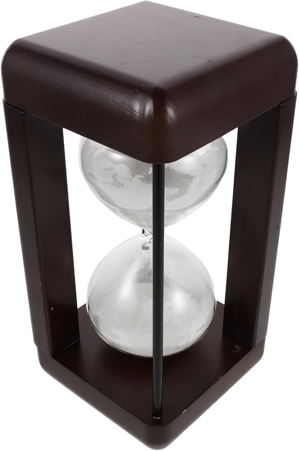 VALICLUD Vintage Glass Sand Timer Hourglass 60-Unit White Sand Decorative Hourglass Timer for Home Desk Office Cooking and Game Accessory