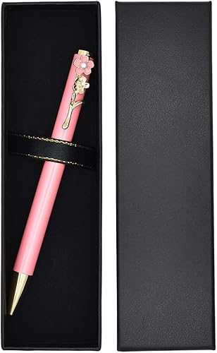 Miniatura 8 de Gullor Bolígrafo de laca negra con estuche de negocios, bolígrafo de metal retráctil ejecutivo de lujo para hombres y mujeres, oficina ejecutiva