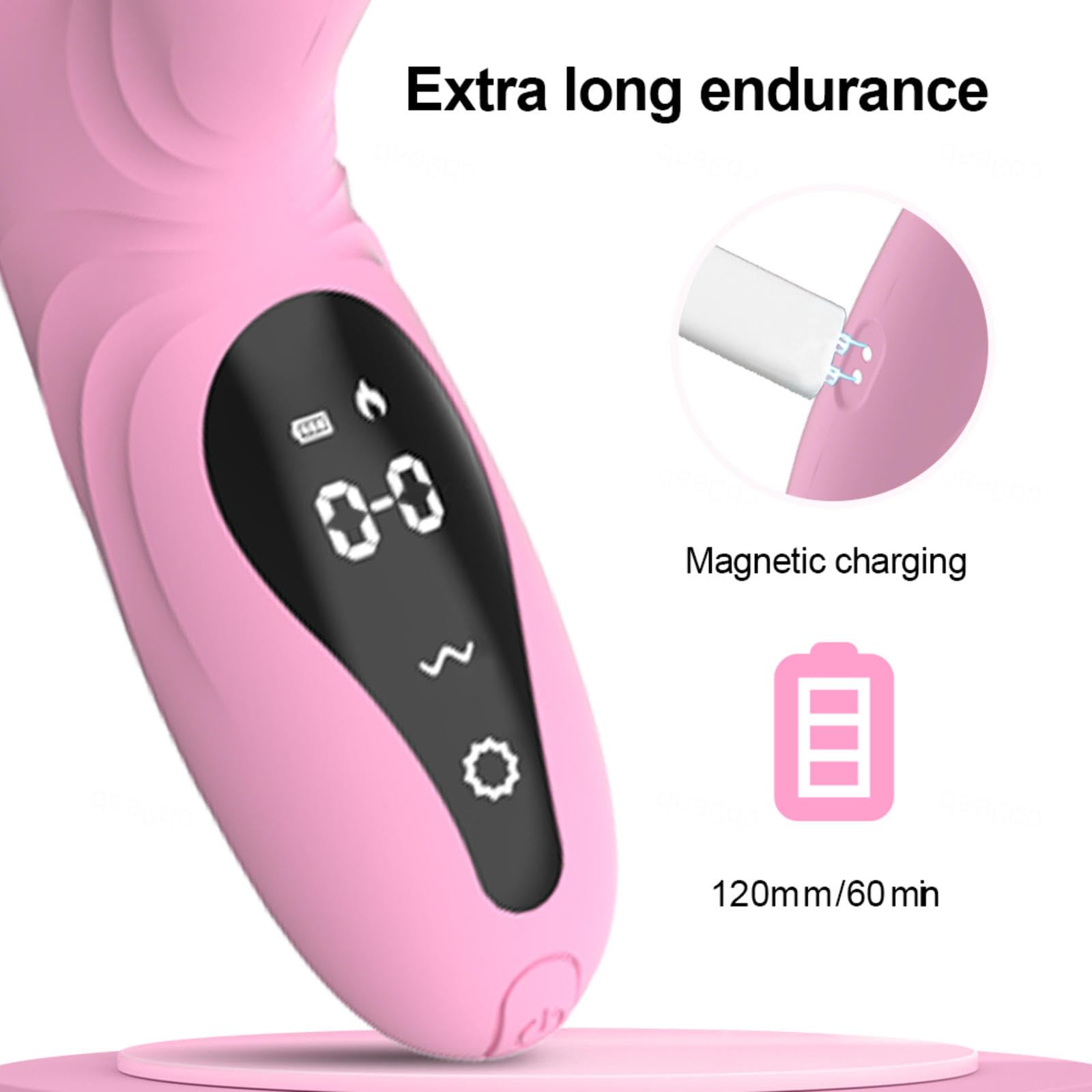 Vibratoreper Donna Professionale Vibratore Dildo Vibratoreper Realistico Sex Toy in Silicone Vibratoreper Realistico Vibratori Clidoride,Pink