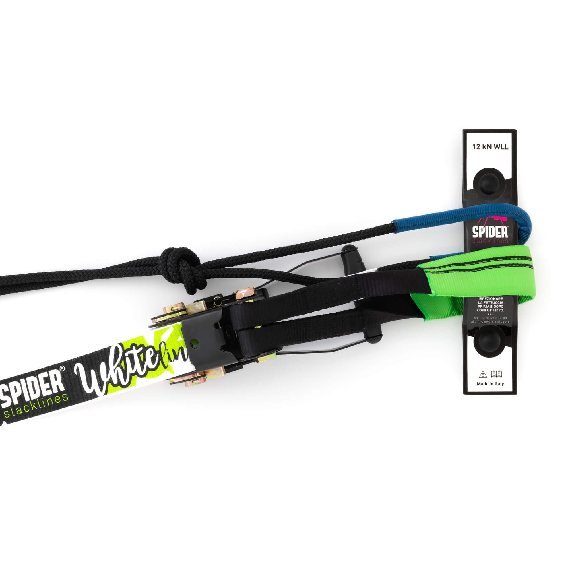 Slackline - Indoor Kit 1.0 - Indoor Kit Platte Wand (1x Einzelplatte + 1x Polschlinge)