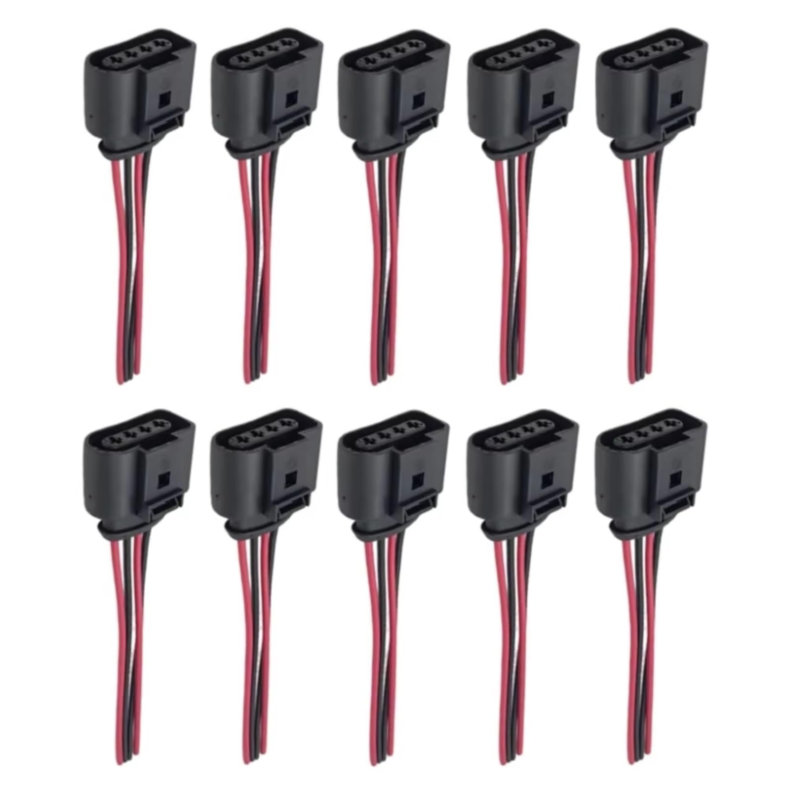 Conector de bobina de encendido de 4 pines y cables de conexión para motor 1J0973724 8