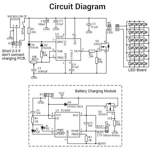 MiOYOOW Soldering Practice Kit LED Desk Lamp