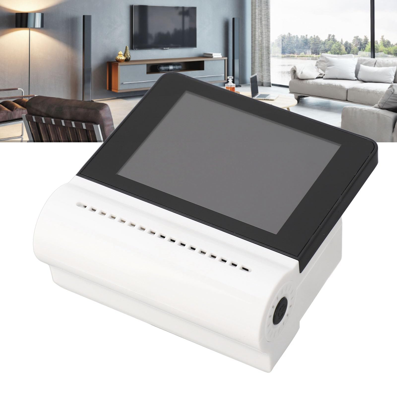 Generic Detector de Calidad del Aire, Pantalla LCD, Bluetooth, PM2.5, Sensor de Temperatura de CO2 para Sala de Estar, Dormitorio, Oficina, Diseño ABS