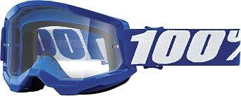 100% STRATA 2 Goggles - Sports Goggles for Motocross & Mountain Biking - Eyewear for Bike Riders - Motocross Eyewear for Men