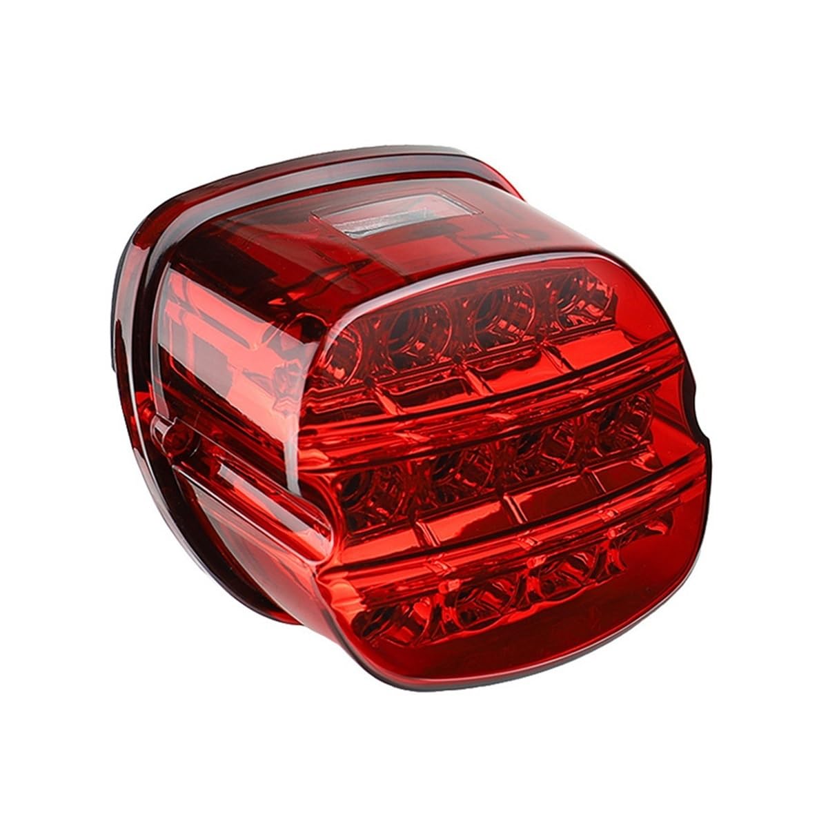 DAGMARA Moto Freno Luces Trasera Cola Accesorios para motocicletas, luz trasera de freno LED una pieza, matrícula, indicador parada para Road King 99-17 FXDL